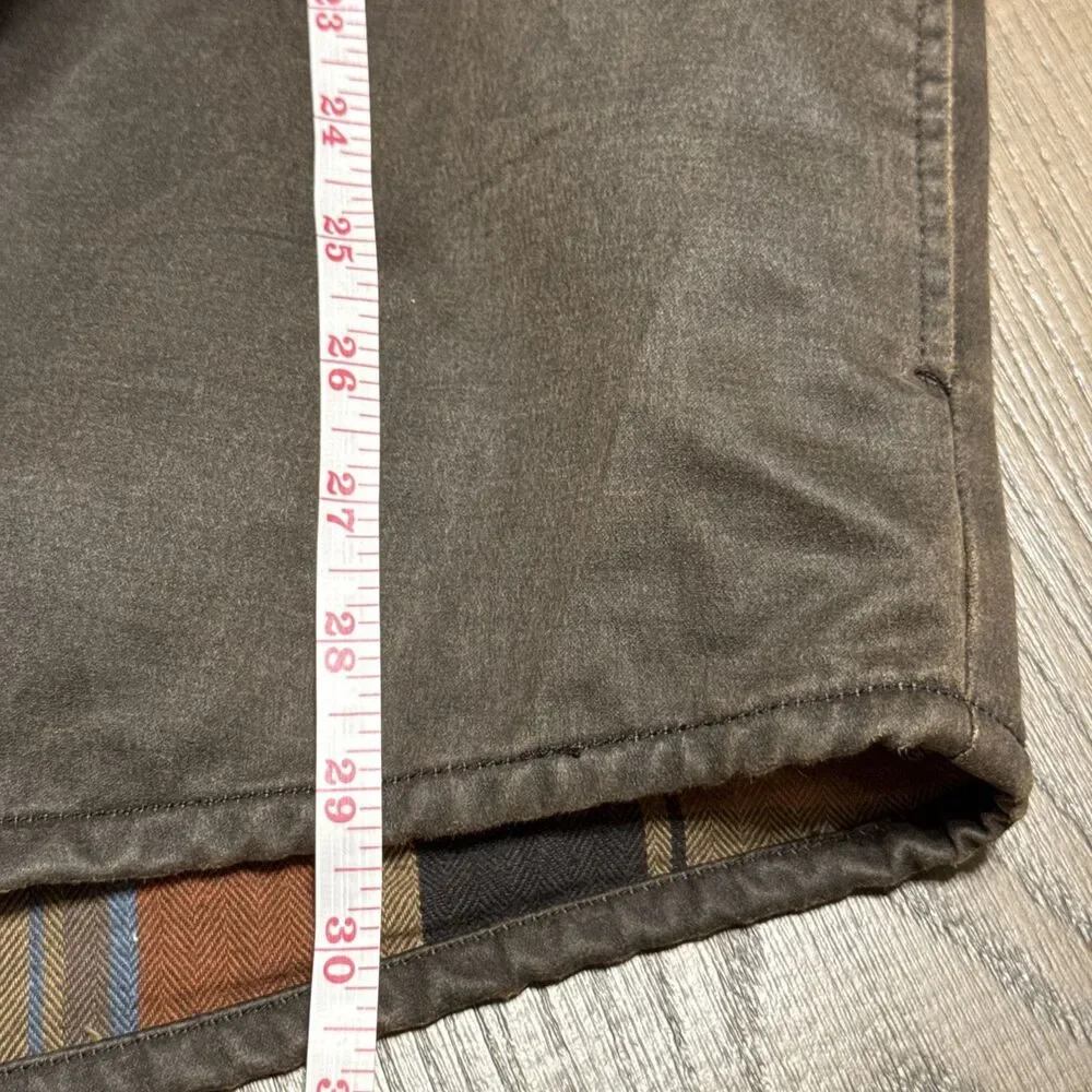 Legendary Whitetails Jacket Mens 2XL  Brown Journeyman Flannel Lined Waxed - Picture 11 of 16